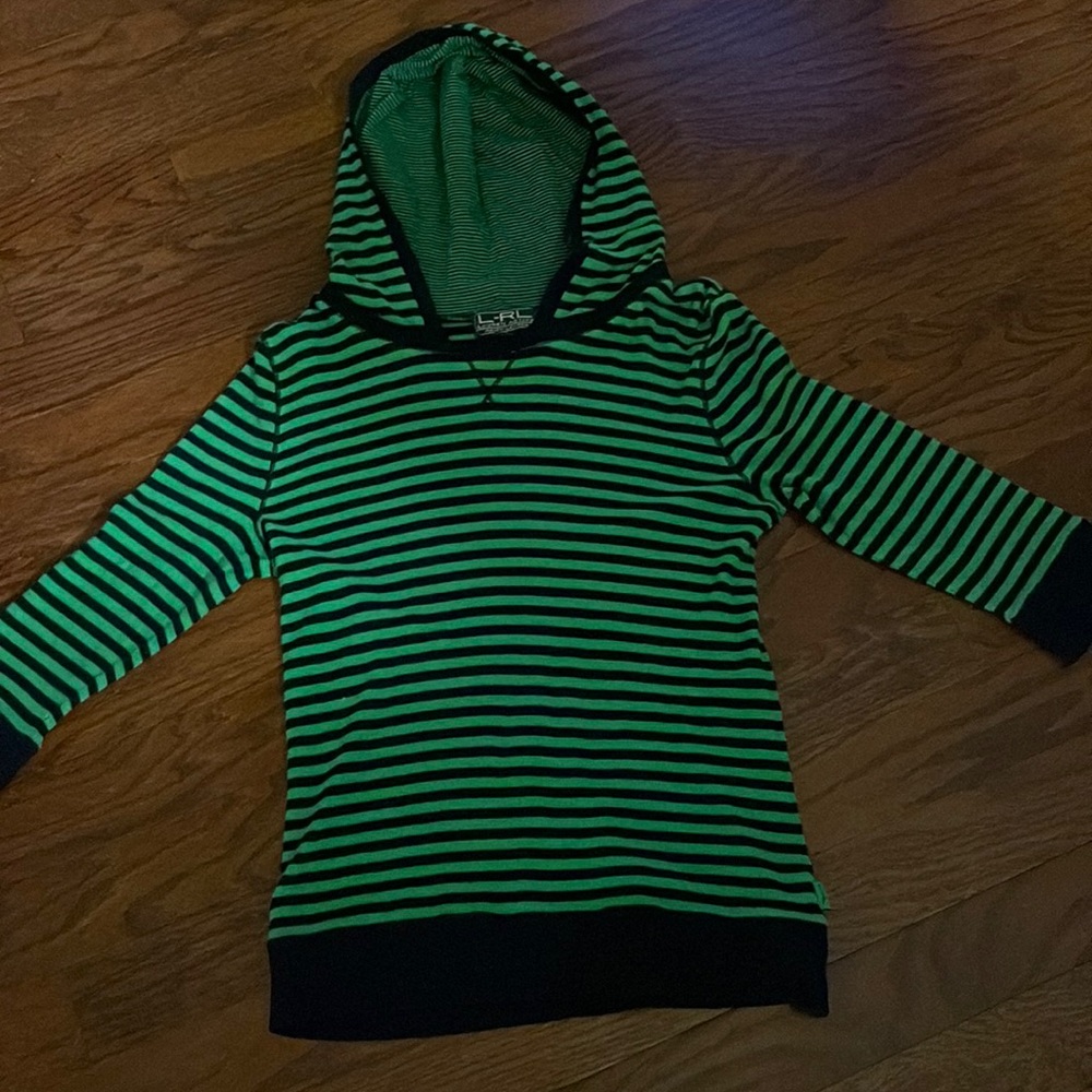 Lauren active with a hoodie